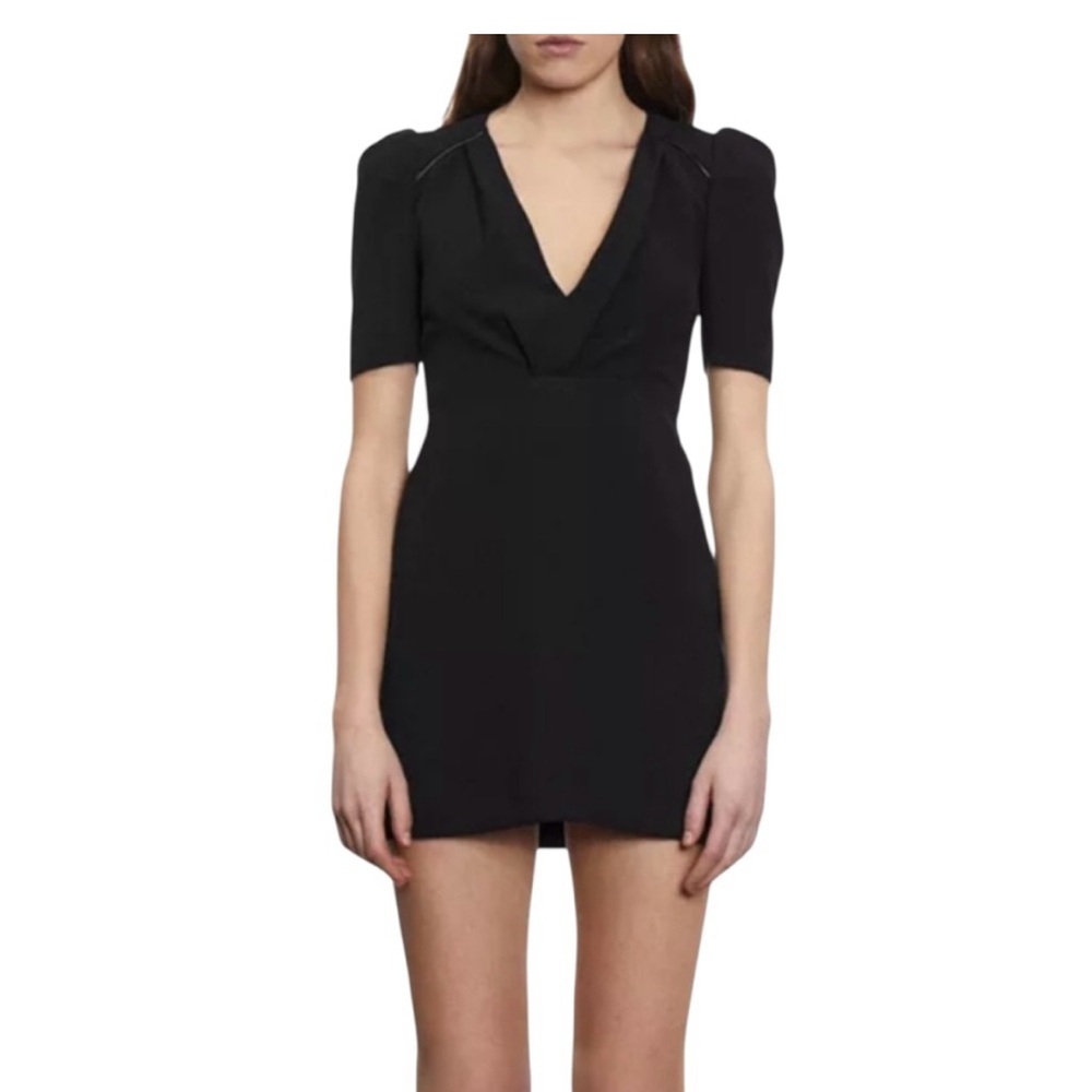 The Kooples Elegant Black Mini Dress